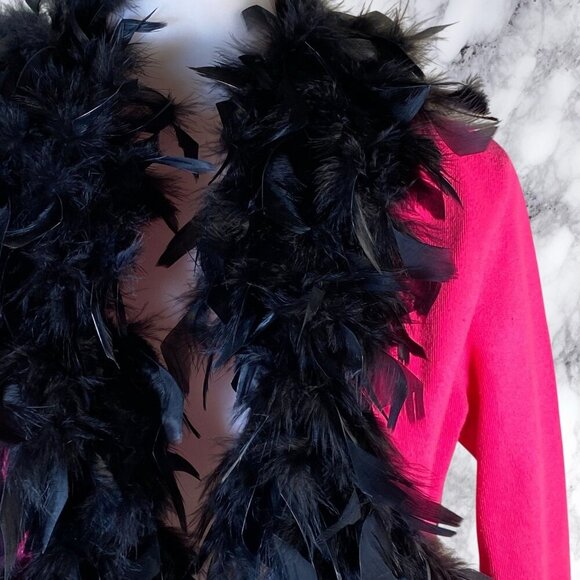 VTG Absolutely Creative Cotton Feather Cardigan - Picture 2 of 11